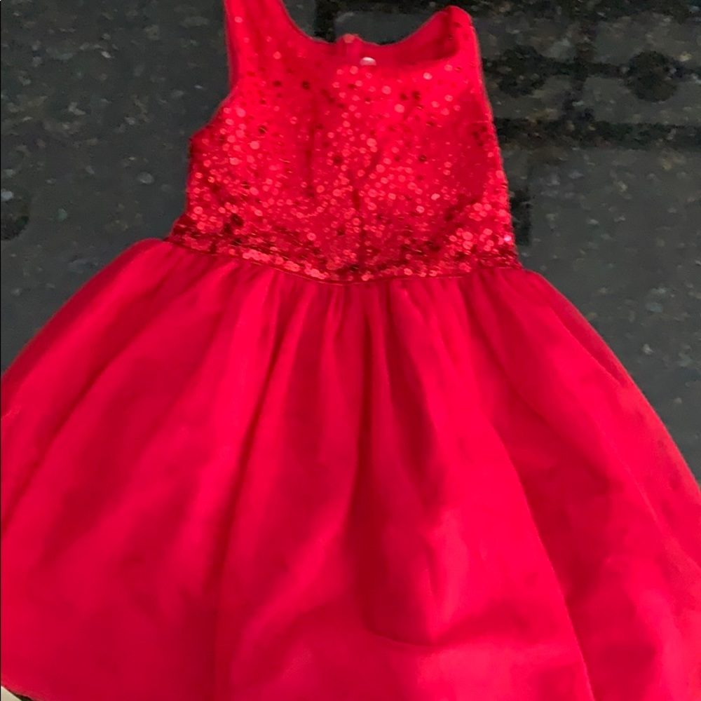 Red holiday dress